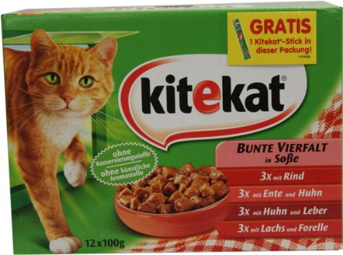 Kitekat Bunte Vierfalt 12 x 100g