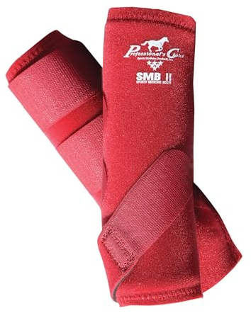 Professional's Choice Equine SMBII Sports Medicine Boots | Sold in Pairs | Crimson | Small