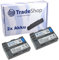 2 X Fotocamera ad alte prestazioni LiIon batteria per nikon d80 d80s D90 D200 d200s D300 D700 D900 D80S D 80 D 90 D200S D 200 D 300 D 700 D 900 sostituisce Nikon ENEL3 ENEL3E di 3E en el 3 en el