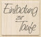 Knorr Prandell 211800200 Knorr prandell 211800200 Stempel aus Holz (Geburt) Motivgröße 5,3 x 4,7 cm, Motiv: Einladung zur Taufe