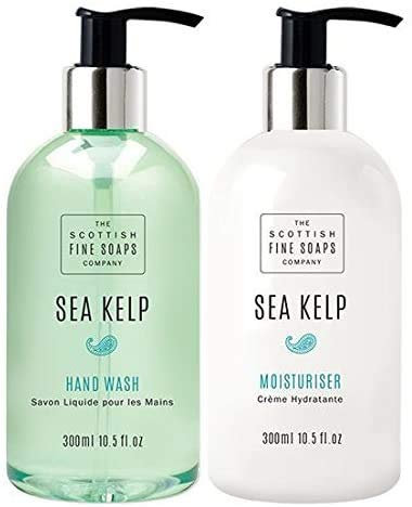 Scottish Fine Soaps Sea Kelp Hand Care Set (Hand Wash and Lotion)