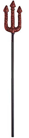Horror-Shop Glitzer Dreizack als Teufelsgabel