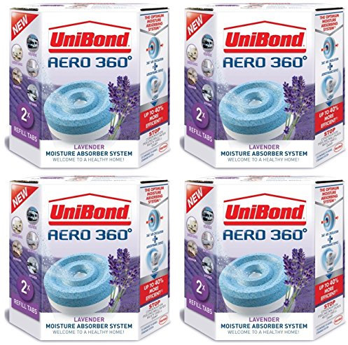 Unibond 2 x Aero 360 Refill Lavender 4 Packs Hand Warmer