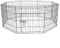Pet Dog Pen Puppy Cat Rabbit Foldable Playpen Indoor/Outdoor Enclosure Run Cage (Small: Height 61cm)