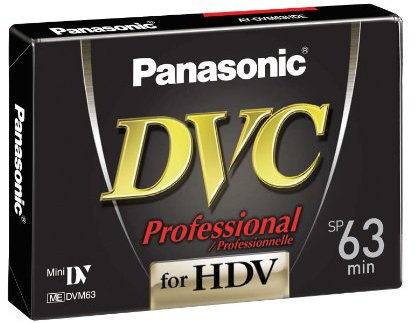 Panasonic AY-DVM63HDE 63 minute High Definition DVC Tape