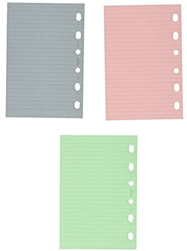 Filofax Pocket Ruled Notepaper - Fashion Coloured