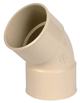 NICOLL Coude ff 45° Ø80 sable