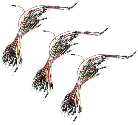 Aihasd Set of 65pcs Male to Male Solderless Flexible Breadboard Jumper Cables/Wires For Arduino