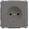 Elso 2050011 Steckdoseneinsatz 16A edelstahleffekt Steckd.Eins.STK. F/S est