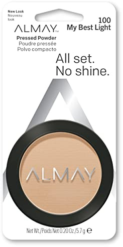 Almay Pressed Face Powder Makeup, 100 My Best Light