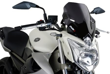 Puig 5026F Windschutzscheibe New Generation Yamaha xj6 09 -13 Transparent / Rauchgrau