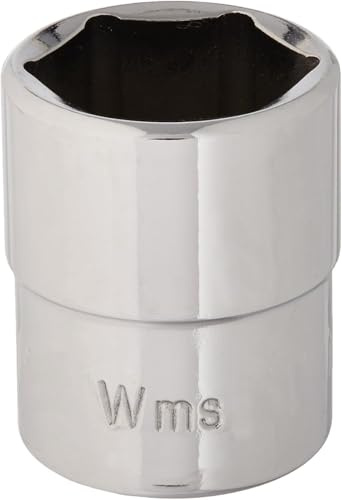 Williams 1/4 Inch Drive 6-Point SAE Shallow Sockets, Size 5/8 Inch, SUPERTORQUE Lobular Openings, Durable Alloy Steel Construction, Corrosion Resistant Industrial Finish
