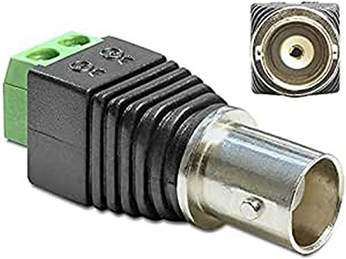 DeLOCK 65416 Kabelschnittstellen-/Gender-Adapterter BNC 2p Schwarz, Grün, Silber