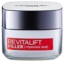 L’Oréal Paris Revitalift Filler Deep Replumping Anti-Ageing Day Cream, Intensely Hydrates, Replumps Skin, and Smooth Wrinkles with Macro, Micro, and Micro-Epidermic Hyaluronic Acid, 50ml, Age 35+