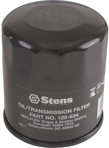Stens Filtre à huile 120-634 compatible avec/remplacement pour John Deere AM107423 Kawasaki 49065-2078 Club Car 1016467 Robin 261-65902-A0 Onan 122-0737-03 Cub Cadet 490-201-0001 Onan an 122-0737