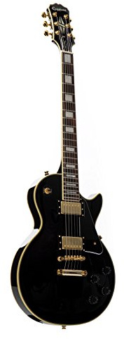 Epiphone ENCTEBGH1 Les Paul Custom Pro Chitarra Elettrica con ProBuckers e Coil-Tapping, Ebano