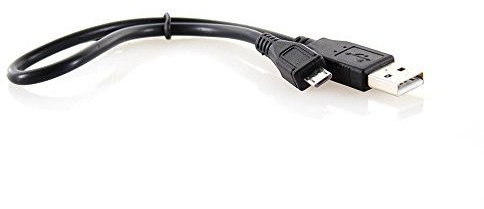 Consoletronic 25cm Micro USB Charging Power cable lead for - Aukey 3300mAh Mini Lock - Battery Power Bank