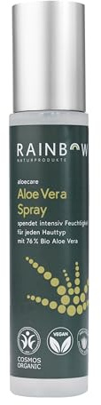 Aloe Vera Spray 100 ml Aloecare veganes After Sun Spray feuchtigkeitsspendend regeneration schutz bio zertifiziert mit Lavendel
