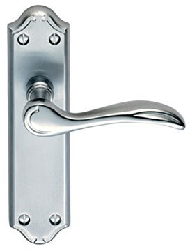 Carlisle Brass DL191SC Madrid Lever ON Backplate-Latch, Gold