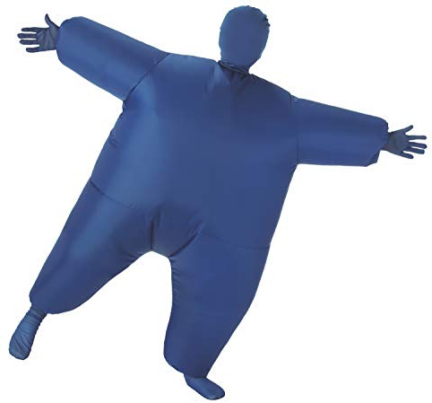 Rubies Blue Inflatable Body Suit Inflatable Costume for Kids, Unisex One Size