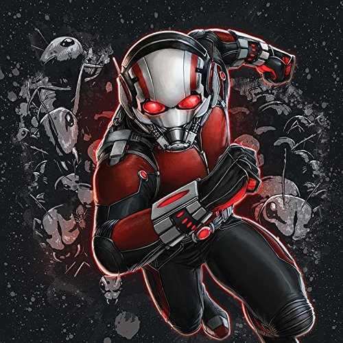 Ant-Man Kunstdruck auf Leinwand, Ameisen, 40 x 40 cm, Polyester, Mehrfarbig, 40x40x3.2 cm