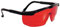 Stanley Laserbrille 1-77-171 Rot / Laserlichtbrille für einfacheres Erkennen von Laserstrahlen / Optimal bei ungünstigen Lichtverhältnissen / Rote Kunststoff-Gläser mit schwarzem Gestell