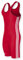adidas Wrestling 3 Stripes Singlet - Red/White - Medium