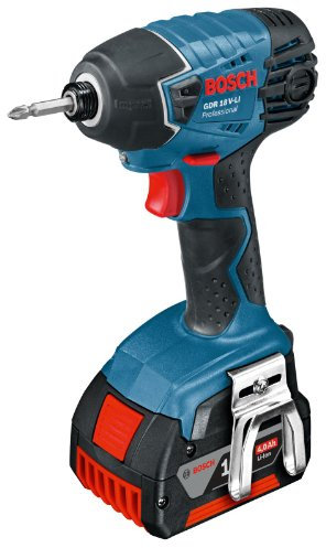 Bosch Professional GDR18V-Li Visseuse à Chocs 160 Nm en Coffret L-BOXX avec 2 batteries 18 V 4 Ah