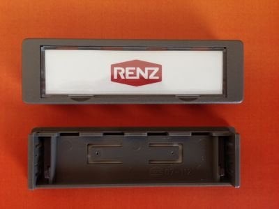 RENZ Namensschild 92-grau