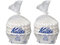 Kalita 2 X: Wave Series Wave Filter 185 [2-4 Personen] White.100 Stück 22212 (Japan Parallel Import)