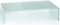 DURATABLE® Glasaufsatz Satiniert 350 mm x 250 mm x 110 mm Glastisch LCD TV Glasaufsatz Fernsehtisch TV Tisch Laptoptisch