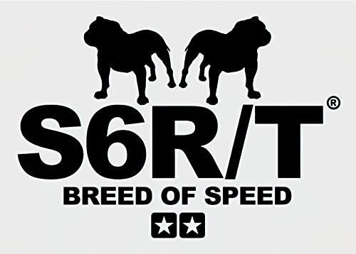 Adesivi Stage6 R/T, trasparente, Breed Of Speed, 91 x 65 mm, Nero