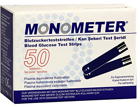 Monometer Blutzuckerteststreifen P Plasma-äquiv.