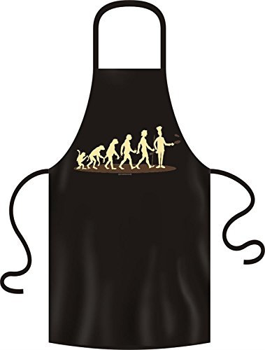 Fun Spruch Grillschürze Evolution: Affe Hobby Koch