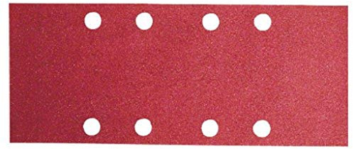 Bosch 2609256A97 DIY Schleifblatt 93 x 230 mm, G120, 8 Löcher, gespannt (10)