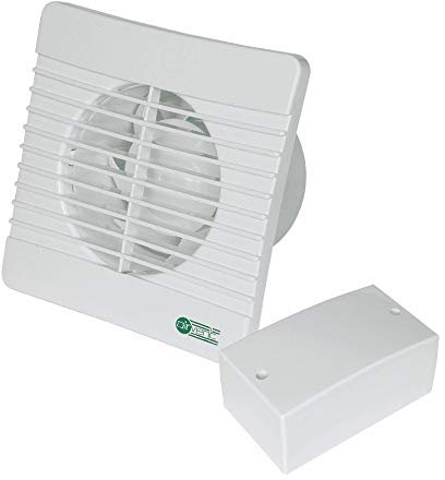 Airvent 434399 Low Voltage Axial Extractor Fan & Transformer Kit (Timer Model) 100mm 4 Inch SELV 12V. Suitable for use within Zone 1