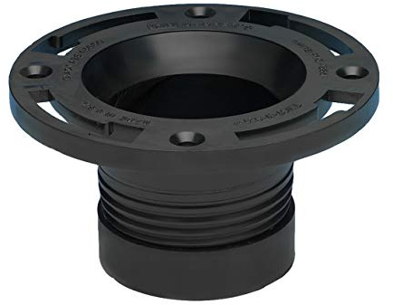 Oatey 43650 ABS Twist-N-Set Closet Flange, 4-Inch
