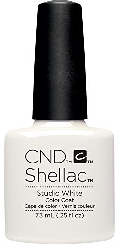CND Shellac Nail Polish, Studio White