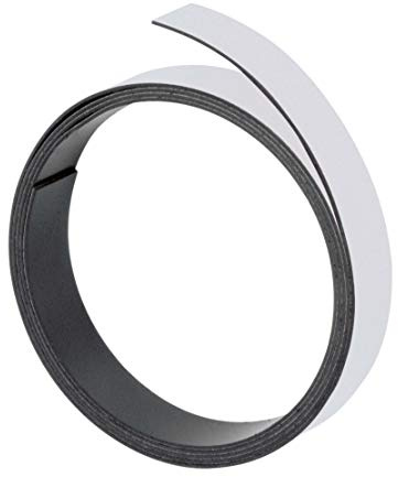 Franken GmbH M805 12 - Magnetband, 100 cm x 20 mm, Stärke: 1 mm, grau