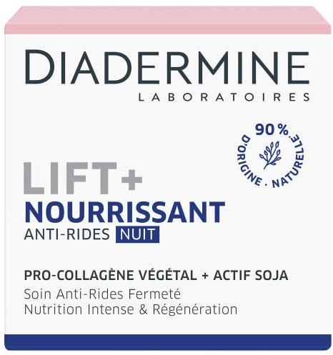 Diadermine LIFT+ Nutrition Regenerating Anti-Wrinkle Night Cream with Pro-Collagen & Pro-Lipids 50ml by Diadermine