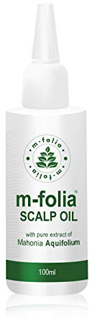 M-FOLIA Psoriasis Scalp Oil for Hair and Scalp | Treats Psoriasis and Eczema Symptoms, Mahonia Aquifolium Extract, Special Blend of Essential Oils, Specially Formulated