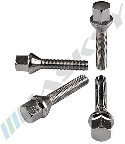 20 CHROM Radschrauben M14x1,5x29mm Radbolzen Kegel 60° Kegelbund SW17