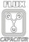 INDIGOS UG Aufkleber - Autoaufkleber - JDM - Die Cut - Auto - 170x120 mm - Flux Capacitor - weiß - Heckscheibe - Heckscheibenaufkleber - Sticker - Tuning