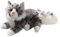 Carl Dick Katze Maine Coon grau-weiß liegend, Plüschtier, Kuscheltier ca. 30cm 3202