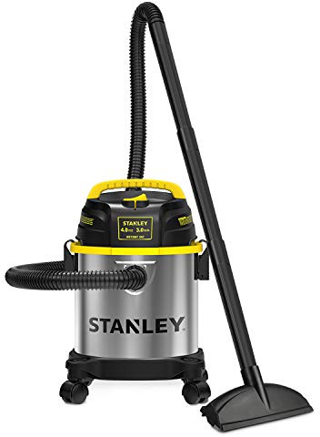 Stanley Aspirateur humide et sec de 3 gallons, puissant moteur HP à 4 crête, aspirateur multifonction portable en acier inoxydable 3 en 1 avec souffleur, modèle : SL18136