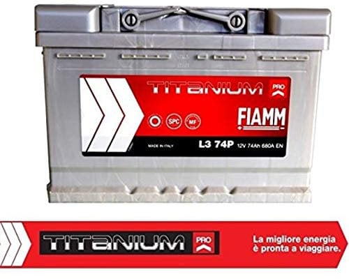 Batteria Fiamm L374P Titanium Pro 74Ah 680A Dx, Autovettura
