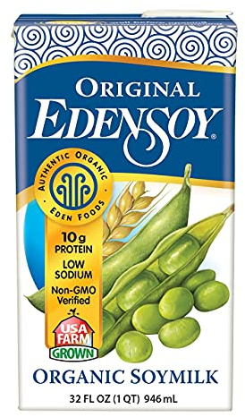 Eden Foods Organic Edensoy Original Soymilk, 32 oz