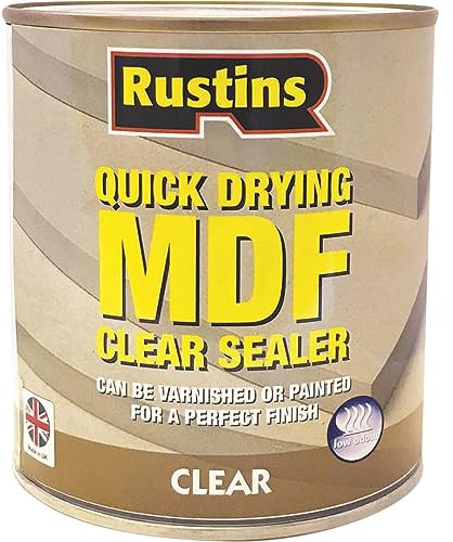 RUSTINS Quick Dry MDF Sealer - Professional Sealant for Rapid Results 500ml