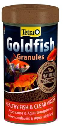 Tetra Goldfish Fish Food Granules, Complete Fish Food for All Smaller Goldfish, 80 g