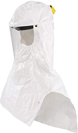 Honeywell Safety Products PRIMAIR 100 Series White Loose-Fitting Hood with Head-Gear for Chemicals/Painting.